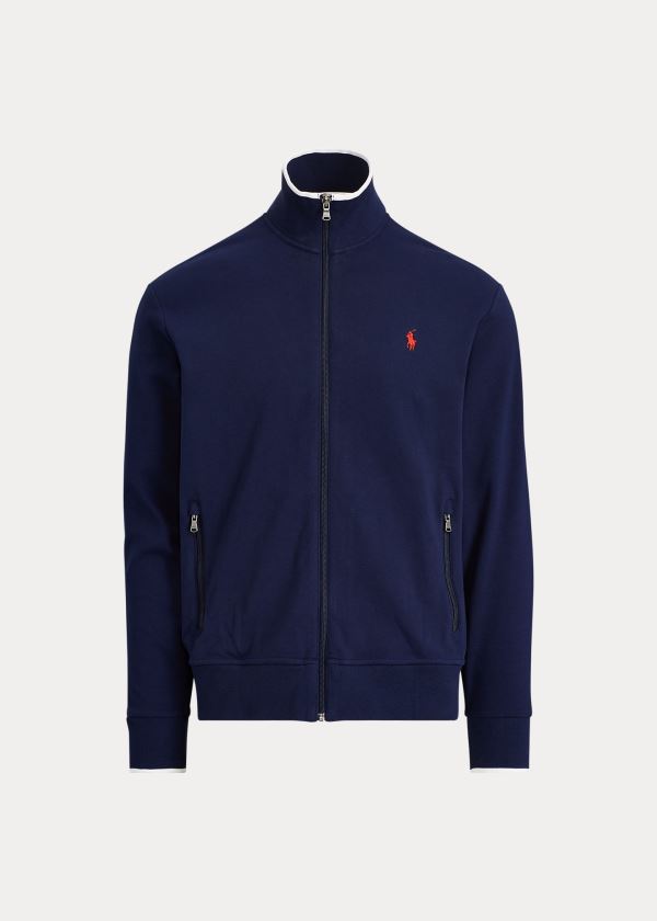 Polo Ralph Lauren Cotton Interlock Træningsjakke Herre Danmark (LHESQ9342)